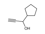 1-cyclopentylprop-2-yn-1-ol结构式