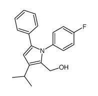 [1-(4-fluorophenyl)-5-phenyl-3-propan-2-ylpyrrol-2-yl]methanol Structure