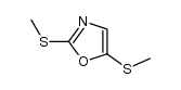 2,5-bis(methylthio)oxazole Structure