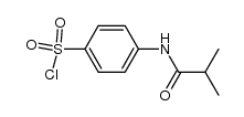 N-isobutyryl-sulfanilyl chloride结构式