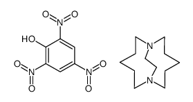1,7-diazabicyclo[5.5.2]tetradecane,2,4,6-trinitrophenol结构式