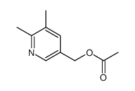 5-Acetoxymethyl-2,3-dimethylpyridine Structure