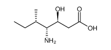 (3S,4R,5S)-isostatine结构式