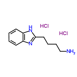 4-(1H-Benzimidazol-2-yl)-1-butanamine dihydrochloride结构式