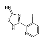 3-(3-Iodo-2-pyridinyl)-1,2,4-thiadiazol-5-amine Structure