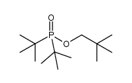 2,2-dimethylpropyl di-tert-butylphosphinate结构式