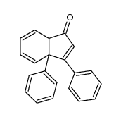 3,3a-diphenyl-3a,7a-dihydroindenone Structure