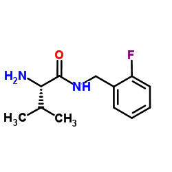 N-(2-Fluorobenzyl)-L-valinamide结构式