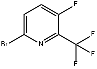 6-Bromo-3-fluoro-2-trifluoromethyl-pyridine Structure