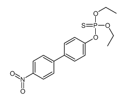 diethoxy-[4-(4-nitrophenyl)phenoxy]-sulfanylidene-λ5-phosphane结构式