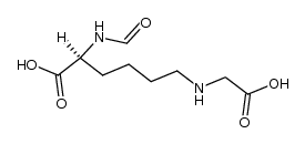 Nα-formyl,Nεcarboxymethyllysine结构式