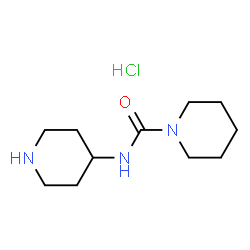 N-(Piperidin-4-yl)piperidine-1-carboxamide hydrochloride Structure