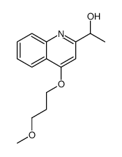 1-(4-(3-甲氧基丙氧基)喹啉-2-基)乙醇结构式