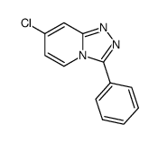 7-chloro-3-phenyl-[1,2,4]triazolo[4,3-a]pyridine结构式