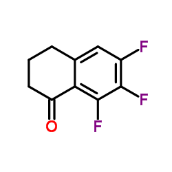 6,7,8-Trifluoro-3,4-dihydro-1(2H)-naphthalenone Structure