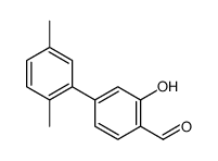4-(2,5-dimethylphenyl)-2-hydroxybenzaldehyde结构式