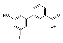 3-(3-fluoro-5-hydroxyphenyl)benzoic acid结构式