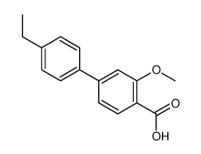 4-(4-ethylphenyl)-2-methoxybenzoic acid Structure