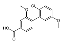 4-(2-chloro-5-methoxyphenyl)-3-methoxybenzoic acid结构式