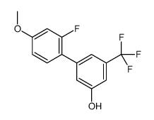 3-(2-fluoro-4-methoxyphenyl)-5-(trifluoromethyl)phenol结构式
