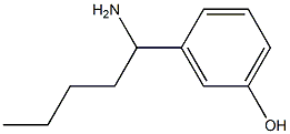 3-(1-AMINOPENTYL)PHENOL Structure
