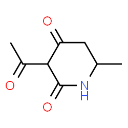2,4-Piperidinedione, 3-acetyl-6-methyl- (9CI)结构式