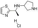 (S)-Pyrrolidin-3-yl-(1-thiazol-2-yl-ethyl)-aMine hydrochloride Structure