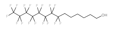 7,7,8,8,9,9,10,10,11,11,12,12,13,13,14,14,14-heptadecafluorotetradecan-1-ol Structure