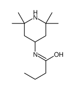 N-(2,2,6,6-tetramethylpiperidin-4-yl)butanamide结构式