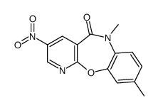 6,9-dimethyl-3-nitropyrido[2,3-b][1,5]benzoxazepin-5-one Structure