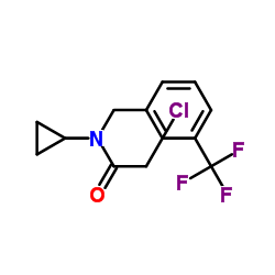 2-Chloro-N-cyclopropyl-N-[3-(trifluoromethyl)benzyl]acetamide结构式