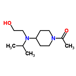 1-{4-[(2-Hydroxyethyl)(isopropyl)amino]-1-piperidinyl}ethanone结构式