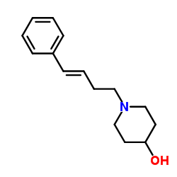 1-[(3E)-4-Phenyl-3-buten-1-yl]-4-piperidinol Structure