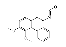 N-(3,4-dimethoxy-9,10-dihydrophenanthren-9-yl)formamide Structure
