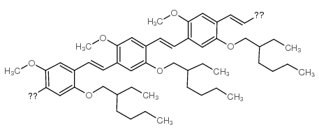 Poly[2-methoxy-5-(2-ethylhexyloxy)-1,4-phenylenevinylene] Structure