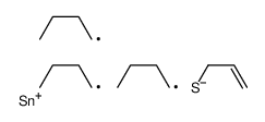 tributyl(prop-2-enylsulfanyl)stannane Structure