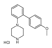 1-(4'-Methoxy[1,1'-biphenyl]-2-yl)-piperazine Hydrochloride Structure