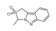 3-methyl-1,3-dihydrothiazolo[3,4-b]indazole-2,2-dioxide结构式
