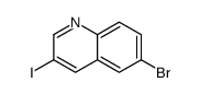 6-bromo-3-iodoquinoline structure