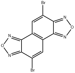 5,10-二溴萘并[1,2-c:5,6-c']双([1,2,5]恶二唑)结构式