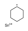 cyclohexyltin(3+)结构式