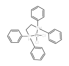 Platinum,dichloro[1,1'-(1,2-ethanediyl)bis[1,1-diphenylphosphine-kP]]-, (SP-4-2)- Structure