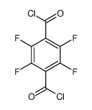 2,3,5,6-tetrafluorobenzene-1,4-dicarbonyl chloride Structure