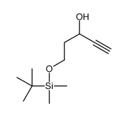 5-[tert-butyl(dimethyl)silyl]oxypent-1-yn-3-ol Structure