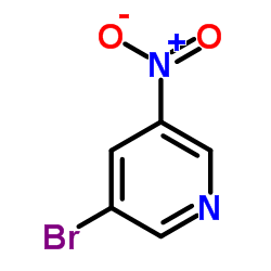 3-溴-5-硝基吡啶结构式