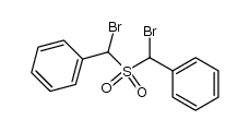 α,α'-dibromodibenzylsulfone Structure