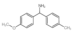 (4-methoxyphenyl)(4-methylphenyl)methylamine structure