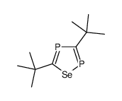 3,5-ditert-butyl-1,2,4-selenadiphosphole结构式