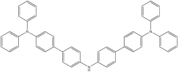 N,N-Bis(4'-diphenylamino-4-biphenylyl)amine structure