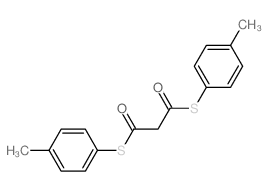 Propanebis(thioic)acid, S1,S3-bis(4-methylphenyl) ester结构式